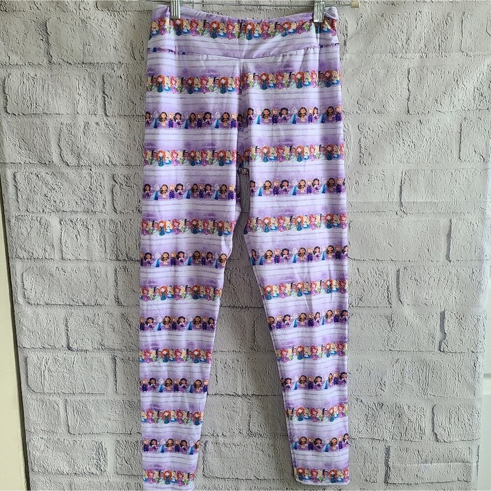 Galaxy Concepts Purple Disney Princess Character Leggings One Size